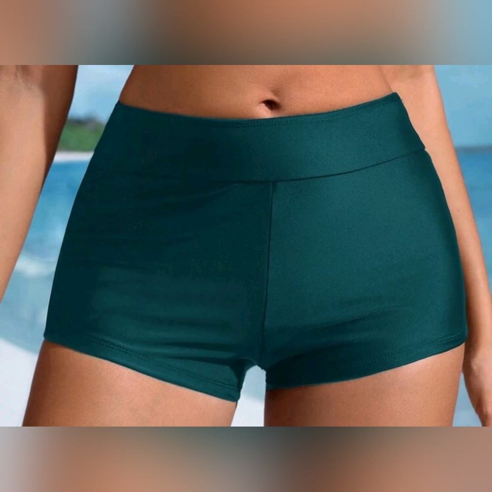 SHEIN Teal Blue Swim Shorts